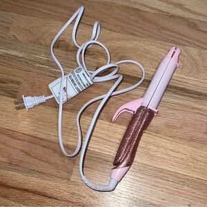 Beachwaver Rose Gold Clamp and Curl Curler & Flat Iron Duo